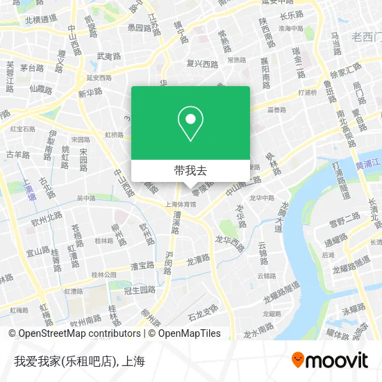 我爱我家(乐租吧店)地图