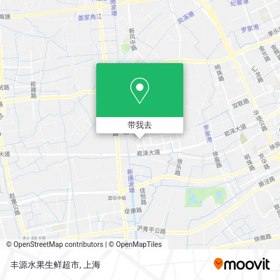 丰源水果生鲜超市地图