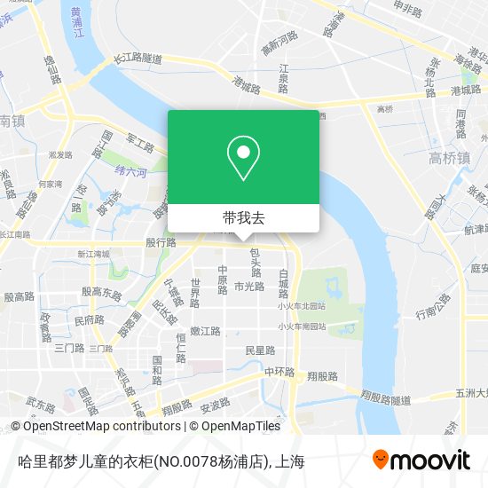 哈里都梦儿童的衣柜(NO.0078杨浦店)地图