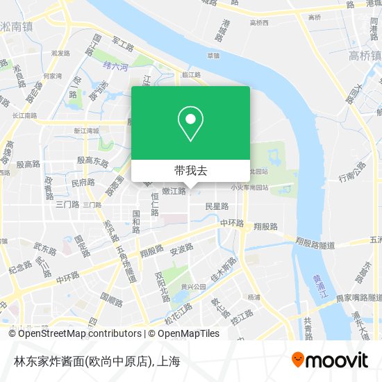 林东家炸酱面(欧尚中原店)地图