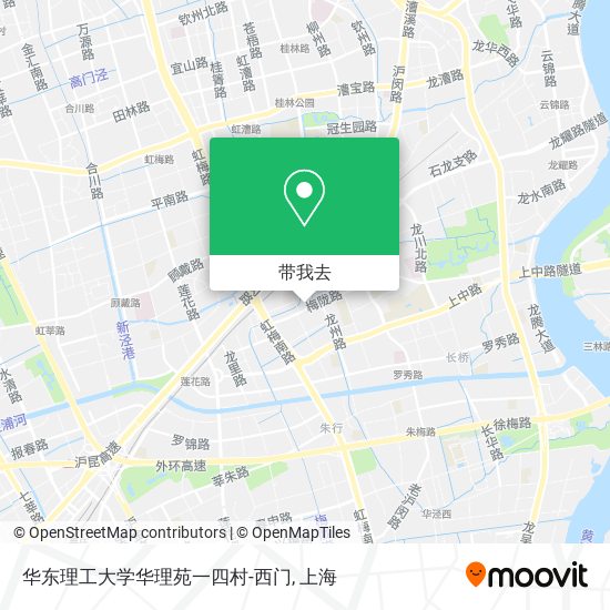 华东理工大学华理苑一四村-西门地图