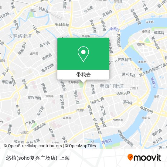 悠植(soho复兴广场店)地图