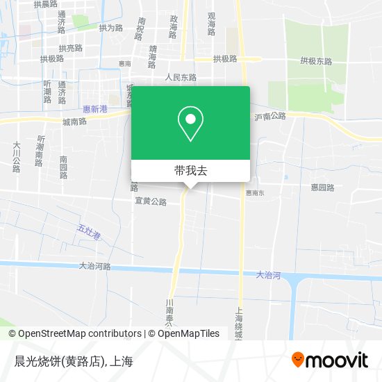 晨光烧饼(黄路店)地图