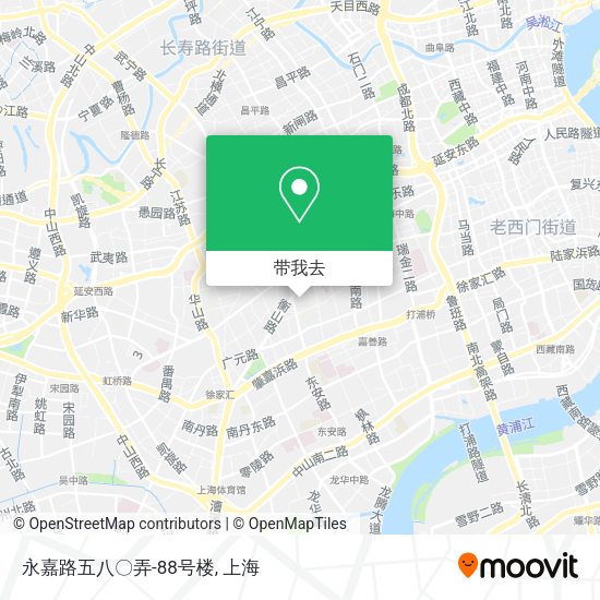 永嘉路五八〇弄-88号楼地图
