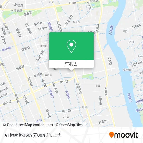 虹梅南路3509弄88东门地图