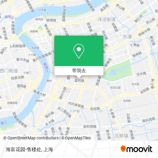 海富花园-售楼处地图