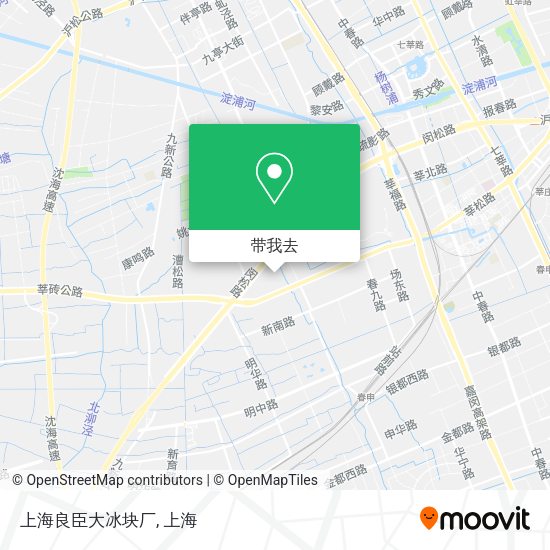 上海良臣大冰块厂地图