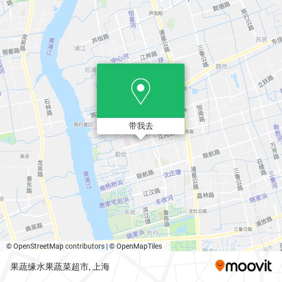 果蔬缘水果蔬菜超市地图