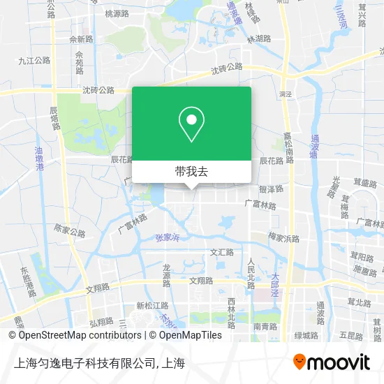 上海匀逸电子科技有限公司地图