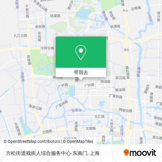 方松街道残疾人综合服务中心-东南门地图