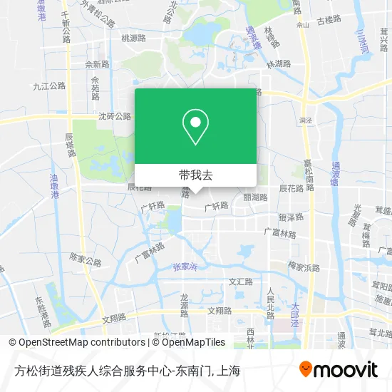 方松街道残疾人综合服务中心-东南门地图
