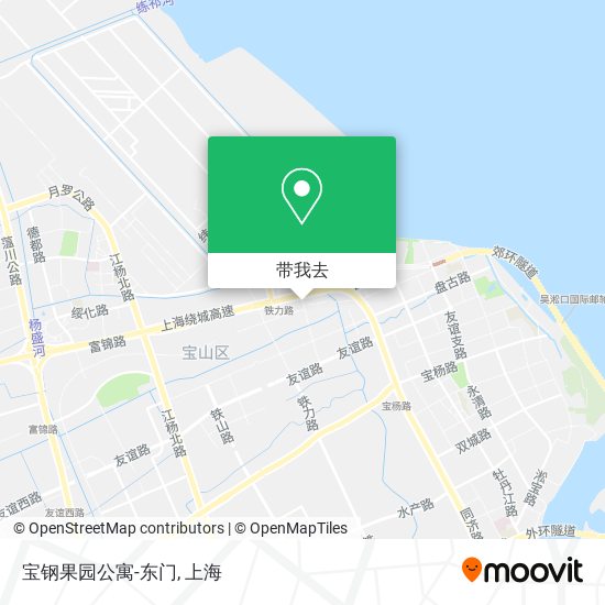 宝钢果园公寓-东门地图