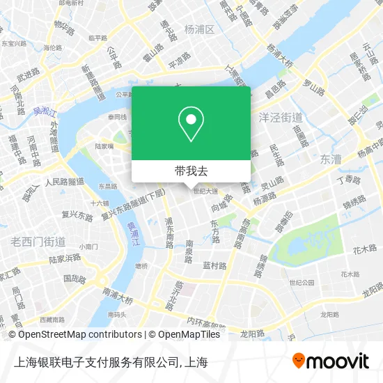 上海银联电子支付服务有限公司地图