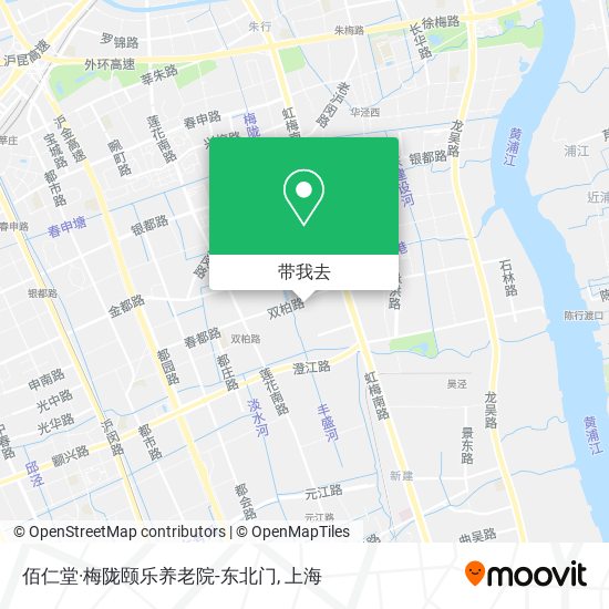 佰仁堂·梅陇颐乐养老院-东北门地图