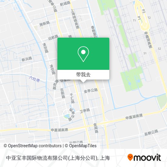 中亚宝丰国际物流有限公司(上海分公司)地图