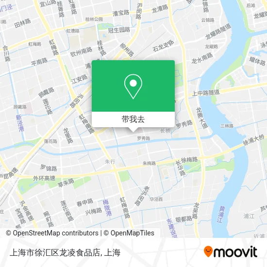 上海市徐汇区龙凌食品店地图