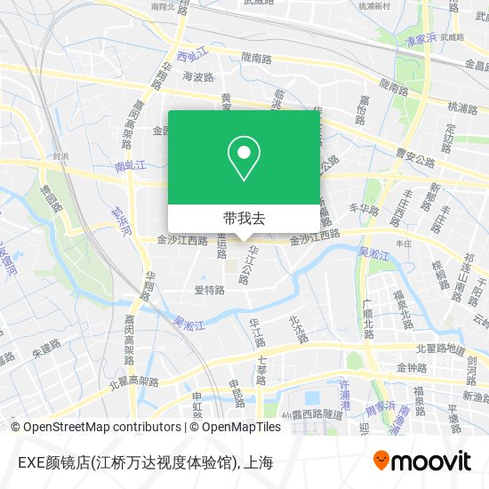EXE颜镜店(江桥万达视度体验馆)地图