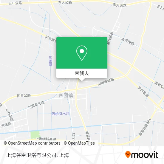 上海谷臣卫浴有限公司地图