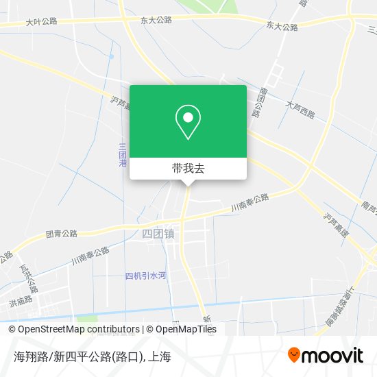 海翔路/新四平公路(路口)地图