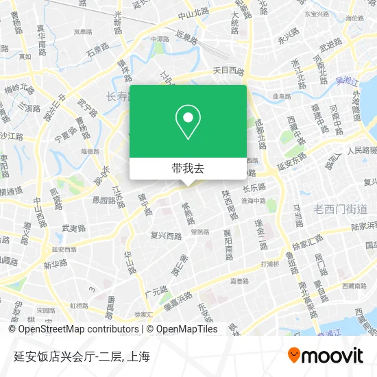 延安饭店兴会厅-二层地图