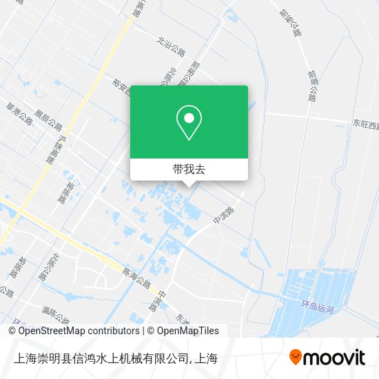 上海崇明县信鸿水上机械有限公司地图