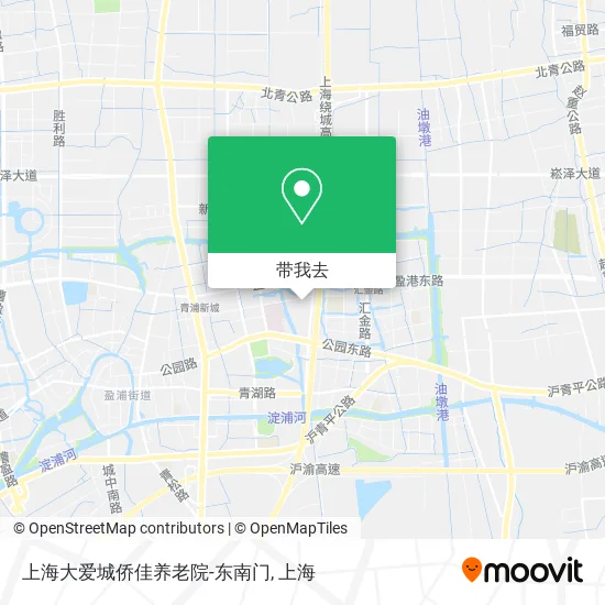 上海大爱城侨佳养老院-东南门地图