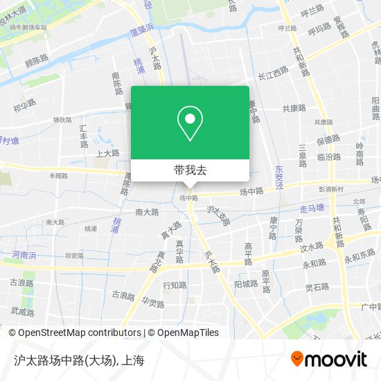 沪太路场中路(大场)地图