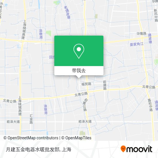 月建五金电器水暖批发部地图