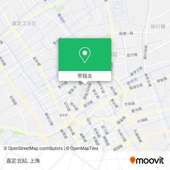 嘉定北站地图
