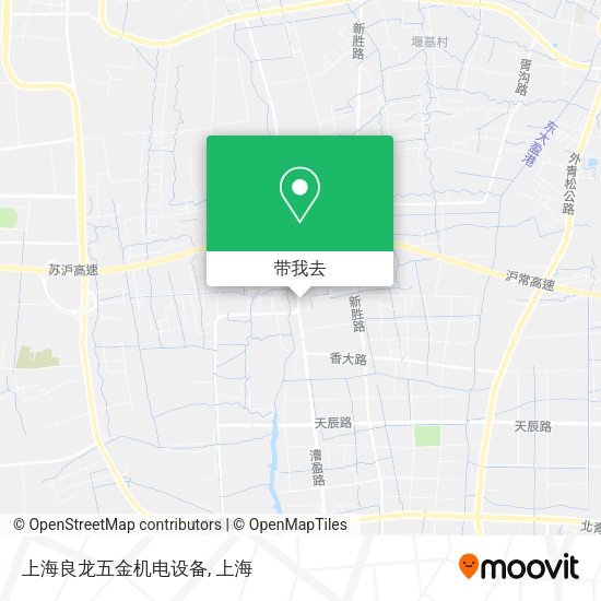 上海良龙五金机电设备地图