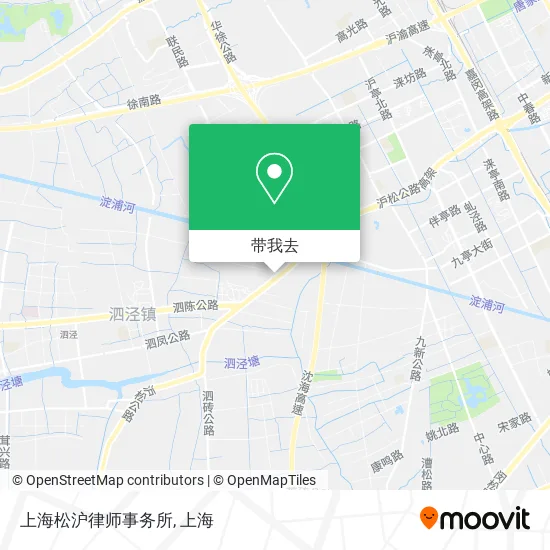 上海松沪律师事务所地图
