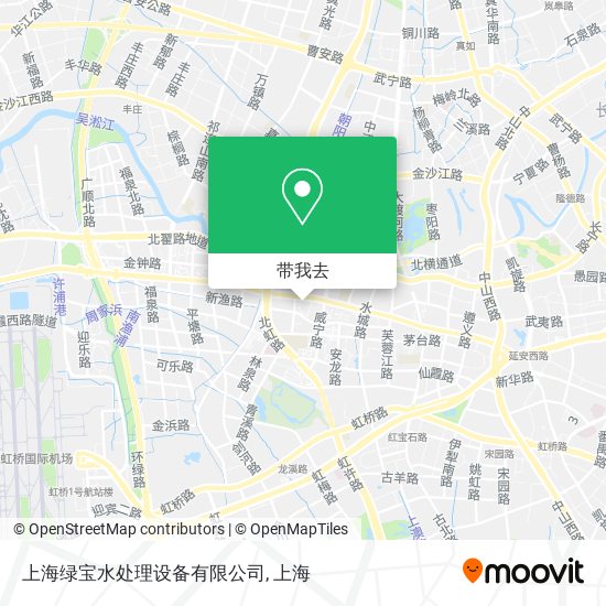 上海绿宝水处理设备有限公司地图