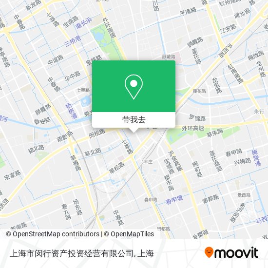 上海市闵行资产投资经营有限公司地图