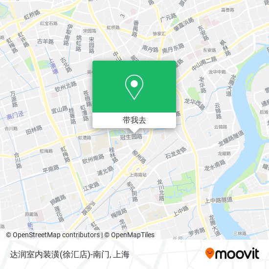 达润室内装潢(徐汇店)-南门地图