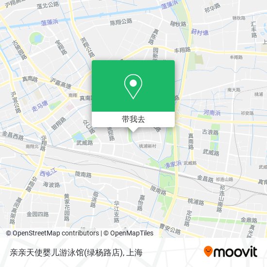 亲亲天使婴儿游泳馆(绿杨路店)地图