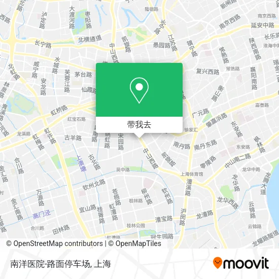 南洋医院-路面停车场地图