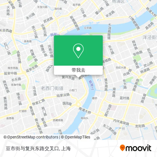 豆市街与复兴东路交叉口地图