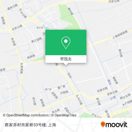 蔡家弄村肖家桥33号楼地图