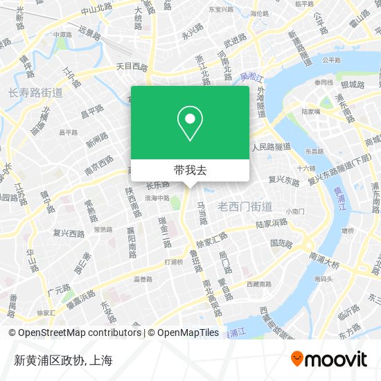 新黄浦区政协地图