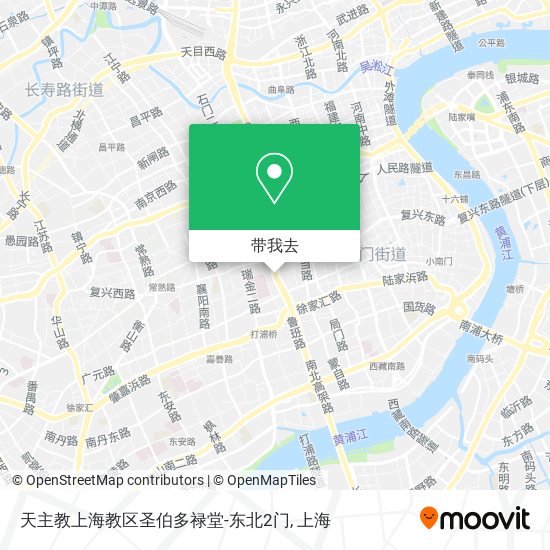天主教上海教区圣伯多禄堂-东北2门地图