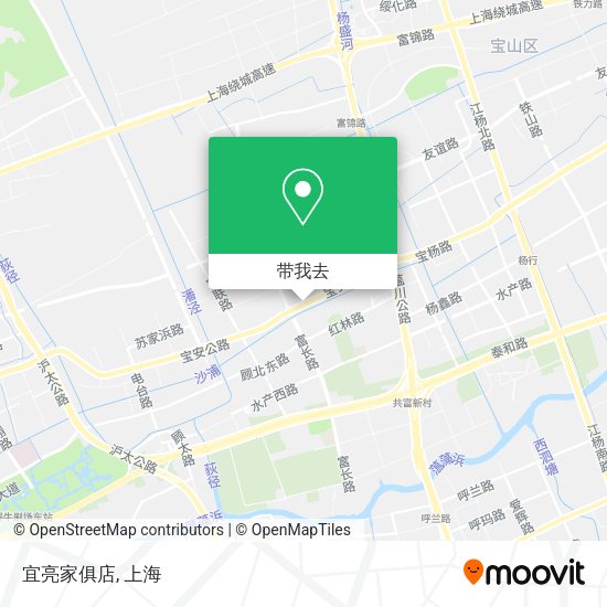 宜亮家俱店地图