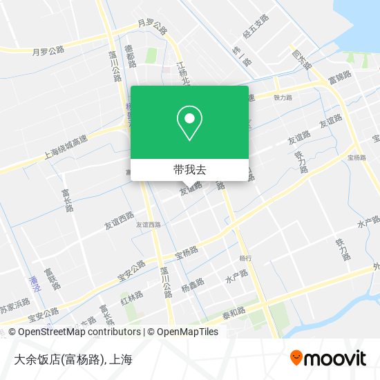 大余饭店(富杨路)地图