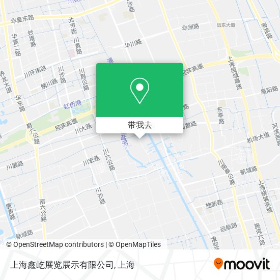 上海鑫屹展览展示有限公司地图