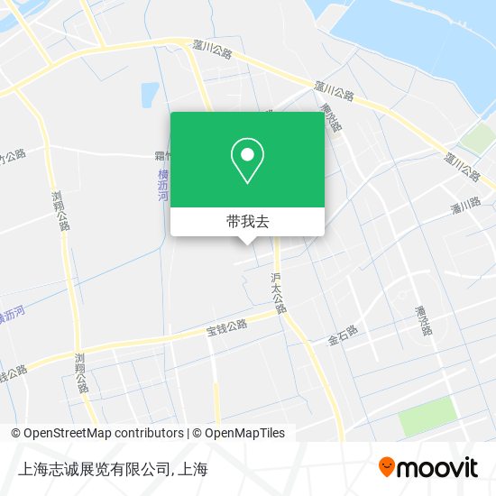 上海志诚展览有限公司地图
