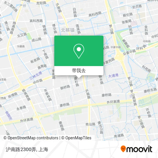 沪南路2300弄地图