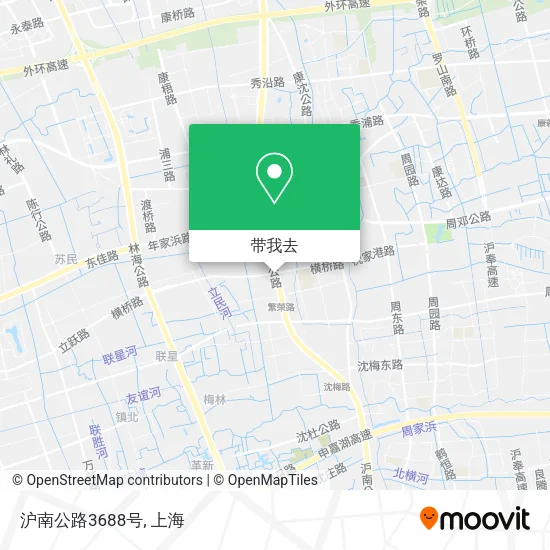 沪南公路3688号地图