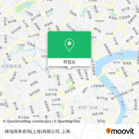 峰瑞商务咨询(上海)有限公司地图