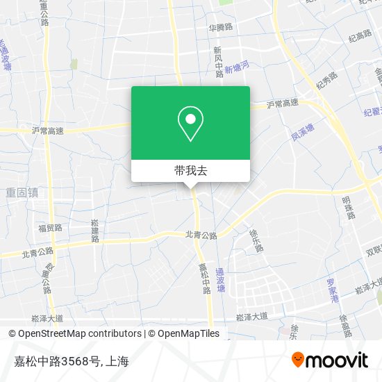 嘉松中路3568号地图