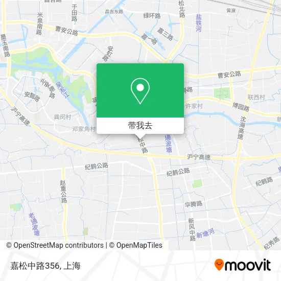 嘉松中路356地图