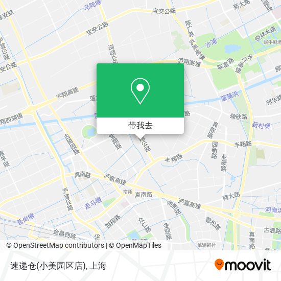 速递仓(小美园区店)地图